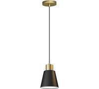 HZCVSG Pendant Light Fixtures 1, Base 1 Light Adjustable Hanging Light Retro Industrial Lamp V-intage Lampshade Black Small Chandelier,for Various Rooms