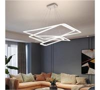 HZCVSG Rectangle Chandeliers Lights Compatible with Living Room Dining Room Pendant Lights Office Desks Lamps Ring Light Fixture Home Decor,for Various Rooms