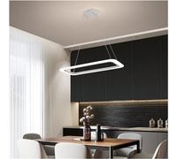 HZCVSG Rectangle Chandeliers Lights Compatible with Living Room Dining Room Pendant Lights Office Desks Lamps Ring Light Fixture Home Decor,for Various Rooms