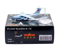HZCVSG Replica 23cm Beautiful Scale Aircraft Models For IL-76 Chinese Air Force 21041 Aviation Exhibits Miniature Airplane Model(21043)