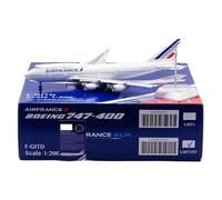 HZCVSG Replica 35cm Beautiful Scale Aircraft Models 1/200 For Air France B747-400 F-GITH F-GITD Aviation Exhibits Miniature Airplane Model(F-GITD)