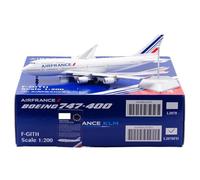 HZCVSG Replica 35cm Beautiful Scale Aircraft Models 1/200 For Air France B747-400 F-GITH F-GITD Aviation Exhibits Miniature Airplane Model(F-GITH)
