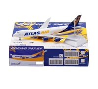 HZCVSG Replica Models 19cm Boutique Scale Replicas 1/400 For Atlas Air B747-8F N860GT Die-Cast Model Collectible Aircraft Miniature Airplane Model(Regular)