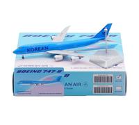 HZCVSG Replica Models 19cm Boutique Simulation Civil Airliner 1/400 Korean Air For Boeing B747-8i HL7638 Scale Aircraft Model Miniature Airplane Model(Regular)