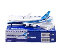 HZCVSG Replica Models 19cm Scale Civil Aircraft 1/400 For Boeing B747-8 Prototype Blue Lines Exquisite Finished Model Miniature Airplane Model(Regular)