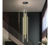 HZCVSG Rotating Dimmable Aluminum Chandelier for Living Room and Hallway - 3 Heads, 5 Heads, 8 Heads, 12 Heads