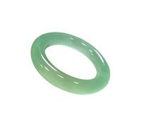 HZCVSG Round Jade Bangle Bracelet for Women Feng Shui Good Luck Wealth Bracelet Fashion Jade Stone Bangle for Woman Mother Birthday Gift Wedding