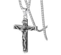 HZCVSG Silver Women and Double Cremation That Hold of Loved Ones, Cross Necklace Urn Necklaces Ashes For Men