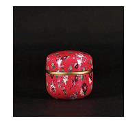 HZCVSG Small Funeral Urns for Adult&Pet Ashes, Human Small Memorial Urns, Chinese Style Metal Exquisite Thickened Memorial Cylinder, Burial Urn at Home or Cemetery, Portable Ashes，Dog, Cat (Color :