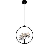 HZCVSG Small Pendant Light, Gold Flower Crystal Chandelier, Dining Room Bar Bedroom Bedside Crystal Ceiling Hanging Lamp,for Various Rooms