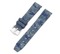 HZCVSG Stylish Camouflage Silicone Watch Band for Men and Women - 20mm