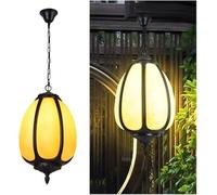 HZCVSG V-intage Waterproof Ceiling Lights, Pumpkin Shade, Farmhouse Outdoor Ceiling Lights Compatible with Patio House Entrance Foyer Porch,for Various Rooms