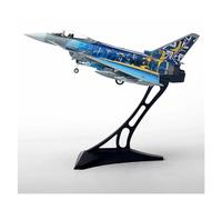 HZCVSG Vintage Classics Aircraft Diecast 1:72 Scale EF2000 Typhoon Fighter Model Toy German Air Force Static Aircraft Airplane(with Stand)