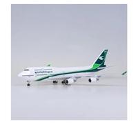 HZCVSG Vintage Classics Aircraft For 747 Iraqi Airways Aircraft with Light and Wheel Plastic Plane 47cm 1/150 Scale Diecast Airplane Model Toys(Without Light)