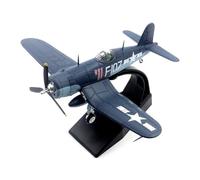 HZCVSG Vintage Classics Aircraft For American F4U-1A Pirate Fighter Dragon King Car Finished Model Collectible Toy 1/72 Scale