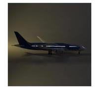 HZCVSG Vintage Classics Aircraft For China Southern Airlines B787 787 with Wheel Light 1:130 Resin Airplane Toy Souvenir 43CM(with Light)