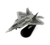 HZCVSG Vintage Classics Aircraft For United States Air Force F-22A Fighter Finished Model Simulation Static Collectible Toy Diecast 1:100 Scale