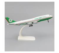 HZCVSG Vintage Classics Aircraft Metal 20cm1:400 Model B747 Metal Material with Landing Gear Ornament Toy(Evergreen)