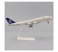HZCVSG Vintage Classics Aircraft Metal 20cm1:400 Model B747 Metal Material with Landing Gear Ornament Toy(Saudi)