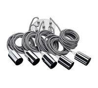 HZCVSG Vintage Industrial Ceiling Chandelier with Adjustable Arms and Adjustable Socket - Silver Color