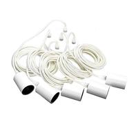 HZCVSG Vintage Industrial Ceiling Chandelier with Adjustable Arms and Adjustable Socket - Silver Color