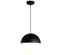 HZCVSG Vintage Round Glass Pendant Light Ceiling Fixture White Globe Shade Perfect for Loft Single Bedroom Living Room Kitchen Island Elegant Chandelier