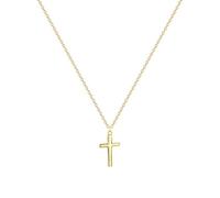 HZCVSG Women's 14K Delicate Silver Small Cross Pendant, Faith Gold Necklace, Jewelry for Women and Girls, s.