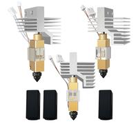 HzdaDeve 3PK 0,2 mm 0,4 mm 0,6 mm acero endurecido cerámica Hotend para Centauri Carbon Combo 2/CC2 cabezal de impresión boquilla de acero Extrusora Kit Hot End Termistor de cartucho de calefacción
