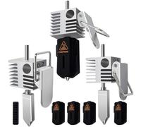 HzdaDeve 3PK 0,2 mm 0,4 mm 0,6 mm SPARKX i7 Hotend Hot End All Metal Integrado Cabezal de impresión Boquilla de acero endurecido Boquilla Calefacción Fregadero Extrusora con 2PK Silicona Cubierta 1PK