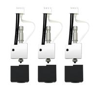 HzdaDeve 3PK Kobra S1 combo 0.2mm 0.4mm 0.6mm cabezal de impresión de acero inoxidable kit de extrusión de bloque de calentador de extremo caliente termistor, adecuado para anycubic Kobra S1 / ACE Pro