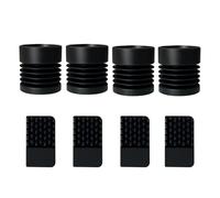 HzdaDeve 4PK Almohadillas antivibración para pies Centauri Carbon/Centauri antideslizantes de goma y 4PK boquilla cepillo de limpieza boquilla de silicona Heat Bed Kit limpiador para impresora 3D