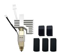 HzdaDeve Hotend de cerámica de 0,6 mm para Centauri Carbon Print Head Extrusora Kit Hot End Disipador de calor con cubierta de silicona extra 2PK y 2PK cepillos de boquilla para Elegoo Centauri