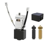 HzdaDeve Hotend para Kobra 3 Combo Hot End Kit de cabezal de impresión disipador de calor con cubierta de silicona extra 0,4 mm boquilla de acero endurecido boquilla de latón para Anycubic Kobra 3/ACE