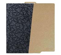 HzdaDeve PEI PEO-Hoja para Bambu Lab X1/X1C/X1E/P1P/P1S/A1 Placa de Carbono, cama calentada, acero para muelles, plataforma flexible, 257,5 x 257,5 mm, placa estructurada y lisa para impresoras 3D