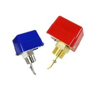 HZDXWXOJ Interruptor de Flujo de Agua de Paleta automático HFS-15 HFS-20 HFS-25 de 1 Pulgada 1/2 3/4" con Sensor de válvula controladora de líquido de 12 V a 220 V CA(Motor with Bracket)