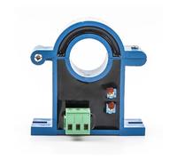 HZDXWXOJ Sensor de Corriente de núcleo Dividido Hall de CA y CC, Bucle de Corriente de 4-20 mA(Opening 80MM-DC12V-28V)