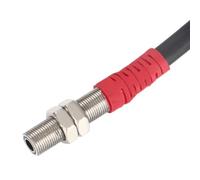 HZDXWXOJ Sensor fotoeléctrico de reflexión difusa M06 08, 10-30 VCC, NPN, PNP, Interruptor óptico de luz(M6 200MM PNP NO)