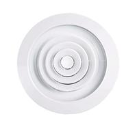 HZEPDVT ABS Difusor Redondo Modelo de Tornillo Nuevo de Aire Ventilación de Aire Fresco Suministro de Aire de Escape Ventilación de Escape La oxidación no Cambia de Color 1 Pieza(250MM)