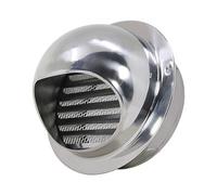 HZEPDVT Campana de Escape de Salida de Aire semiesférica de Acero Inoxidable 304, Salida de Aire Fresco, Hebilla integrada, Campana de ventilación Ajustable, 1 Pieza(130mm)