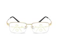 HZEPDVT Gafas de lectura inteligentes for uso cercano y lejano, diseño multifocal progresivo, memoria, protección súper elástica y luz azul 1 par(+1.00)