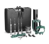 hzexun Accesorio de Mortaja para Taladro, Juego de Localizador Taladro de Banco para Cinceles de Mortaja Taladro, Broca de Mortaja de Cincel Hueco Orificio Cuadrado para Herramientas de Carpintería