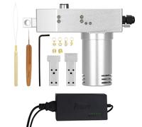 hzexun Electrónica Hair Trenzado Herramienta Máquina para rastas Máquina de extensiones Extensiones de Cabello Cabello Natural Dread Maker