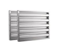 hzexun Filtro de Grasa Universales para Campana Extractora de Cocina para Restaurante uso comercial 500 x 500 mm Acero Inoxidable (2 Unidades,50cm*50cm)