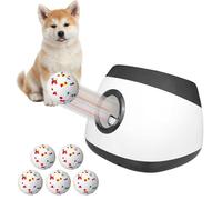 hzexun Lanzador De Pelotas para Perros Automático,Máquina De Lanzamiento para Perros Grandes,Distancias De Lanzamiento 14-22 Metros, Juguetes Interactivos para Perros para Interior Y Exterior