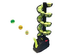 hzexun Máquina Lanzadora de Pelotas de Tenis Máquinas de Proyección de Pelota de Tenis Tenis Máquina Ligero Enchufe/Baterías 30 Bolas