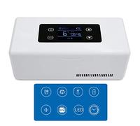 hzexun Nevera portátil de insulina refrigerada con Pantalla LED para Medicina, refrigerador y Reefer de Drogas de 2 a 8 °C para Viajes o refrigerador de medicamentos para el Coche