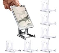 HZHSSG Soportes para Cartas de Colección , Soporte Ajustable de Acrílico Premium para Cartas Graded, PSA, Cartas Deportivas y de Colección (6)