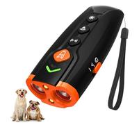 HZK 6-en-1 Dispositivo Anti-ladridos Ultrasonido para Perros, Detén el Ladrido de los Perros con Alcance de 7M, Recargable y Seguro, Adecuado para Razas Pequeñas, Medianas y Grandes