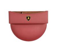 HZLGL Organizador de Asiento de Coche para Lamborghini Huracán Maverick Urus Batman Aventador, Ajustable Almacenamiento de Cuero para Asientos Delanteros,Red