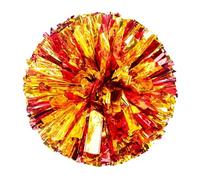 HZling Decoraciones para festivales, 2 piezas de animadoras de mano, flores coloridas, actividades deportivas, suministros de animación, colorido, ligero, anillo de dedo, diseño de hebilla deslizante